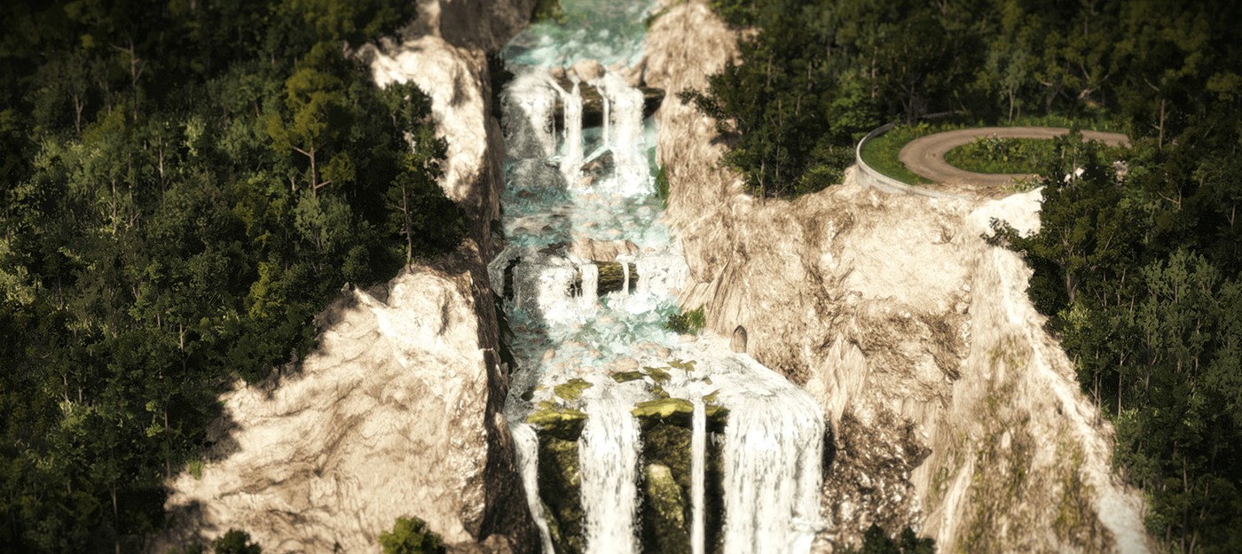 Геймер создал поразительно фотореалистичный водопад в Cities Skylines