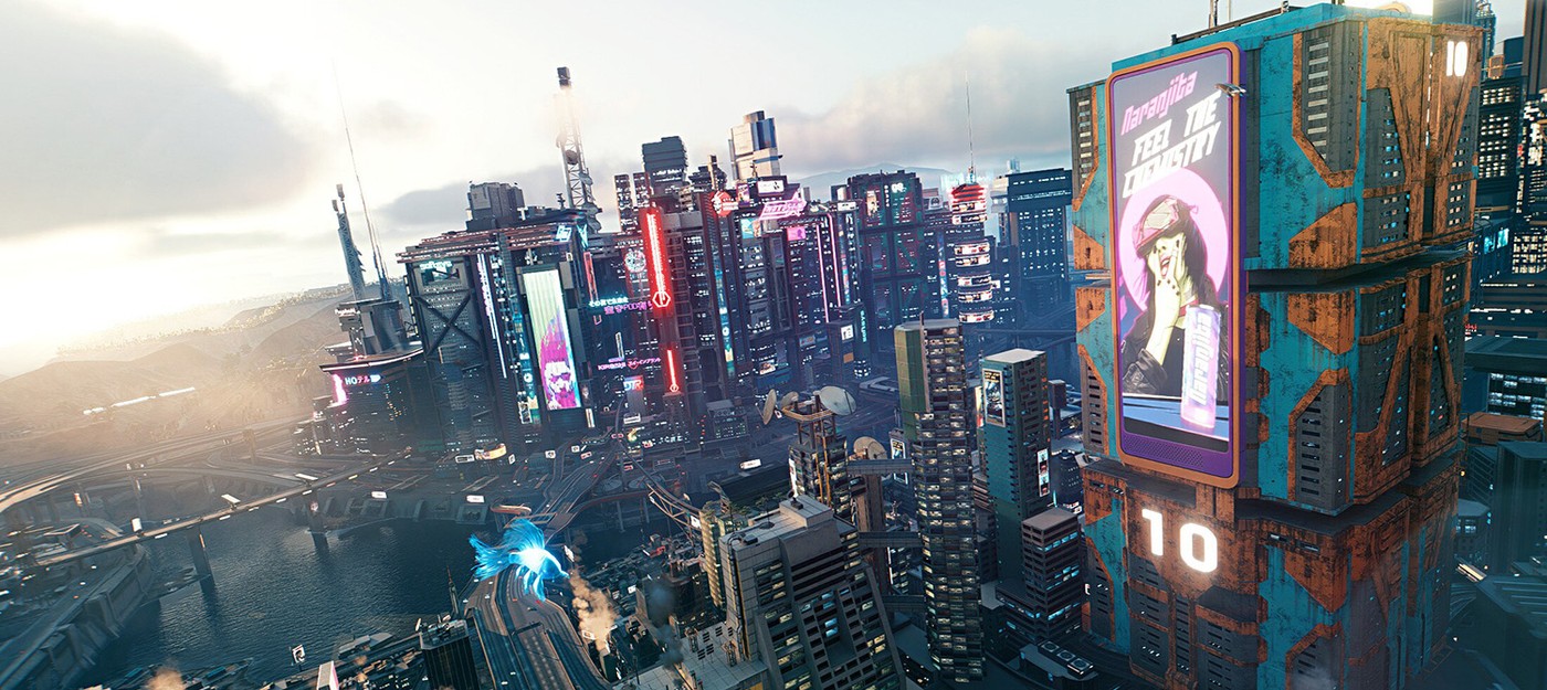 Фанат Cyberpunk 2077 обнаружил фальшивость Найт-Сити – он использовал сильный зум и увидел картонные авто на расстоянии