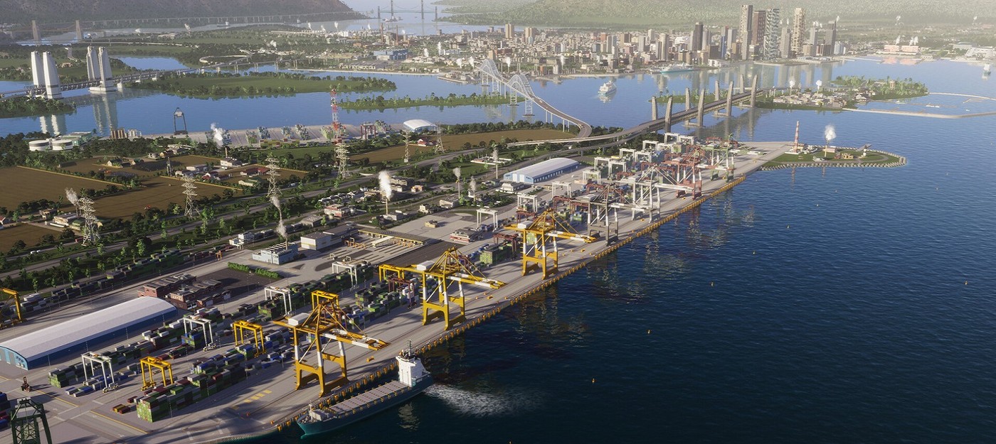После полутора лет переносов дополнение Bridges and Ports для Cities Skylines 2 выйдет в конце октября