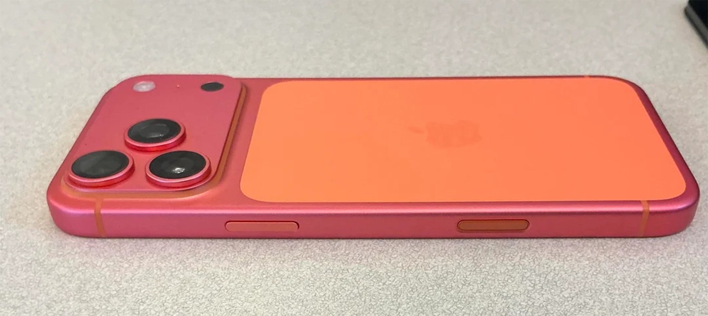 Оранжевый iPhone 17 Pro Max превращается в розовое золото из-за окисления алюминия