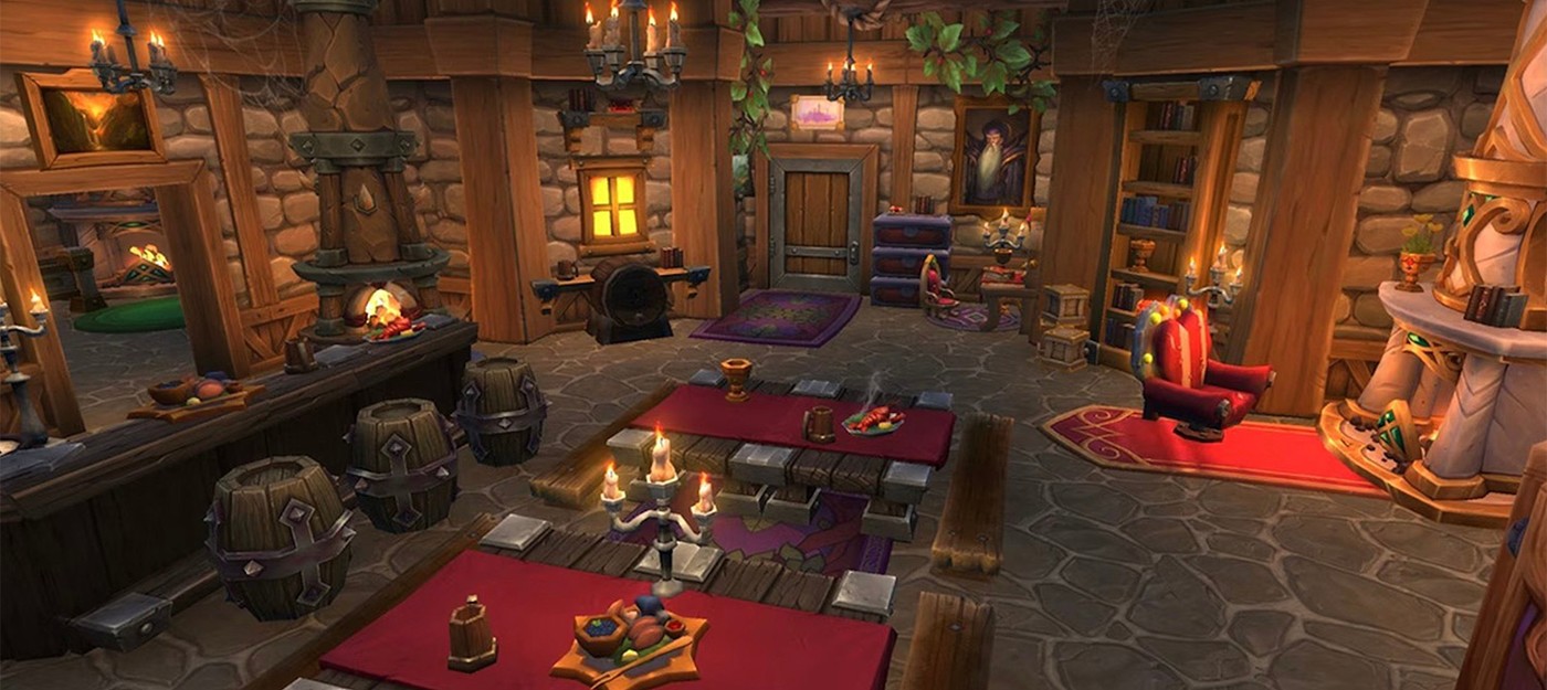 В World of Warcraft появится жильё для игроков в декабре, а аддон уже позволяет заранее зарабатывать мебель