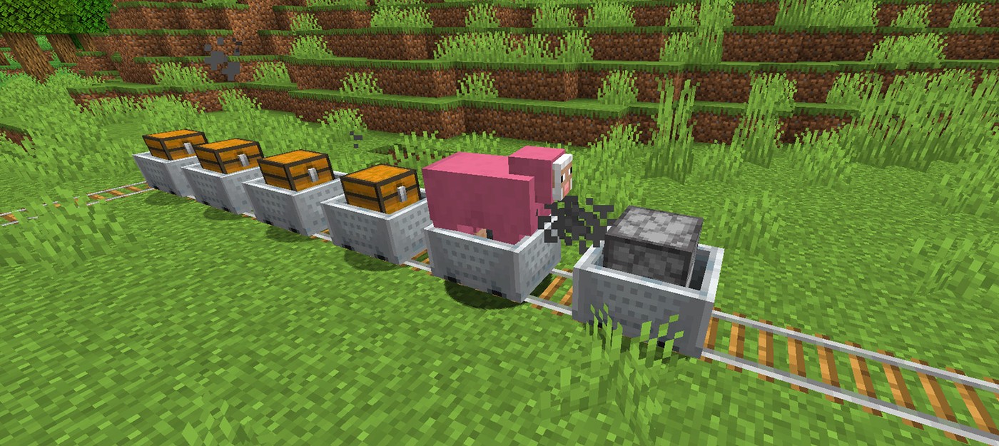 Игроки Minecraft даже сейчас удивлены, почему вагонетки не выполняют свою прямую функцию