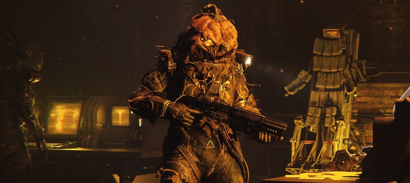 Cronos: The New Dawn получила хеллоуинские скины с тыквенной головой уникальные для каждой платформы