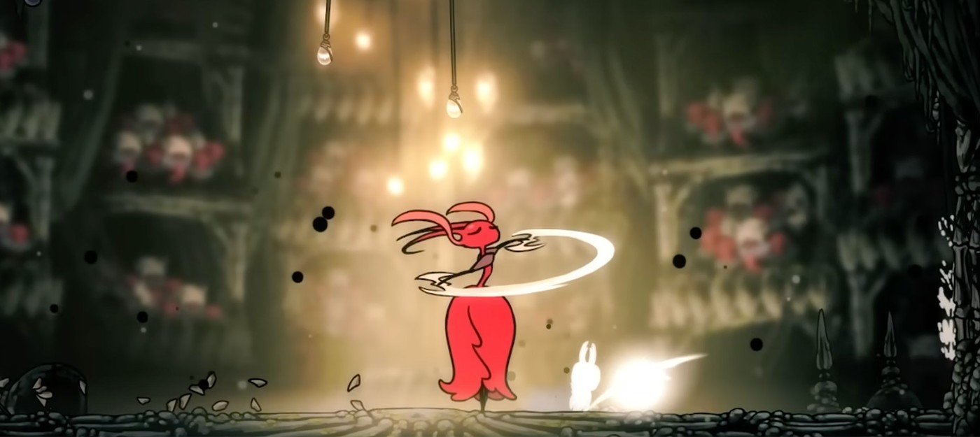 Моддер добавил Рыцаря из оригинальной Hollow Knight в Silksong