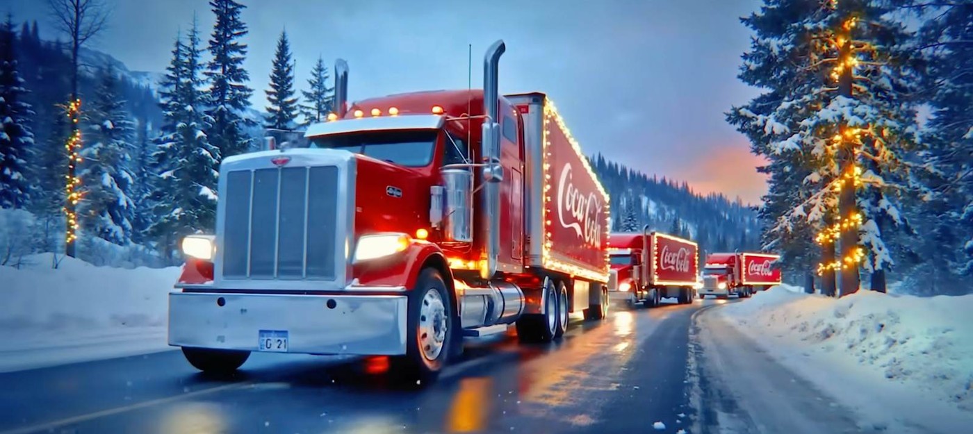 Coca-Cola снова сняла рекламу с помощью ИИ – теперь с круглыми колесами, но странными животными