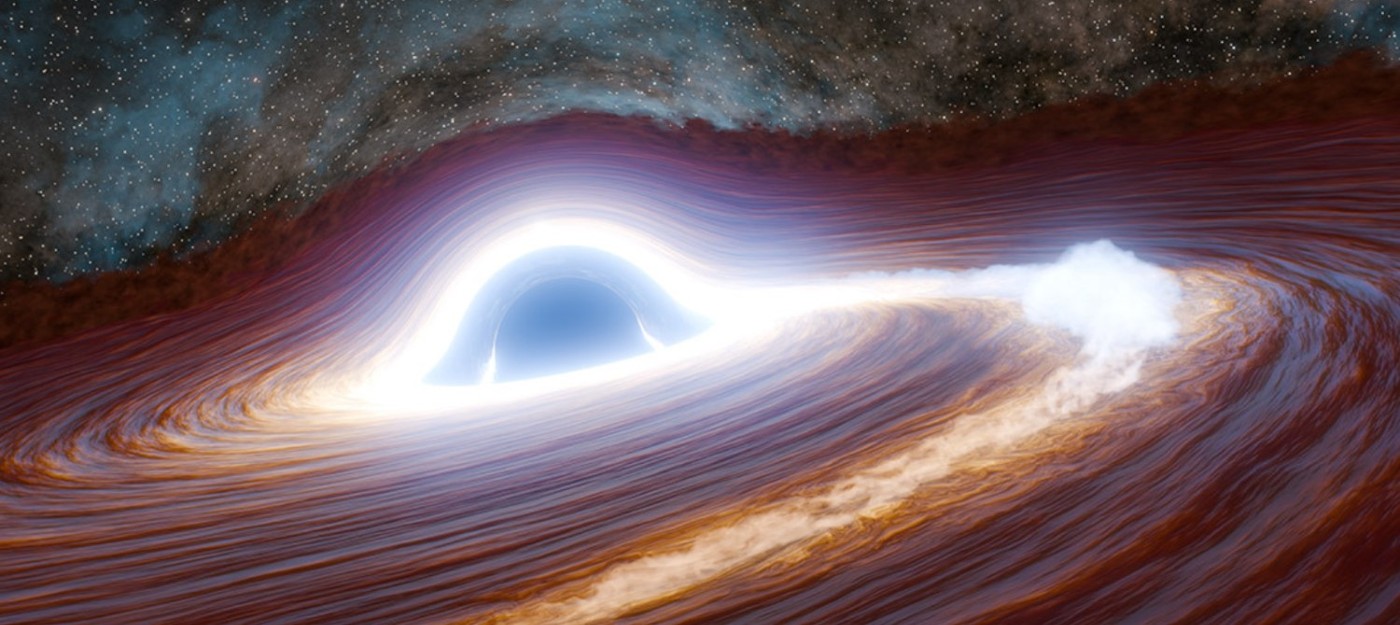 Астрономы зафиксировали вспышку черной дыры яркостью в 10 триллионов солнц