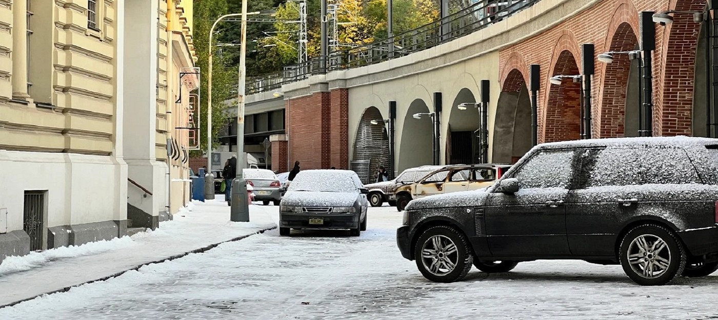 В Сети появились кадры заснеженного Раккун-Сити со съемок нового фильма по Resident Evil