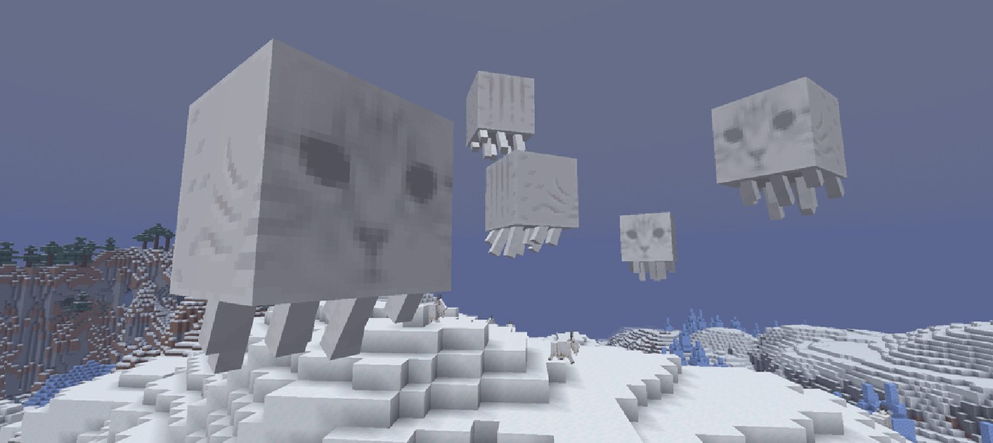 Поклонник Minecraft заменил лицо гаста на морду своего кота