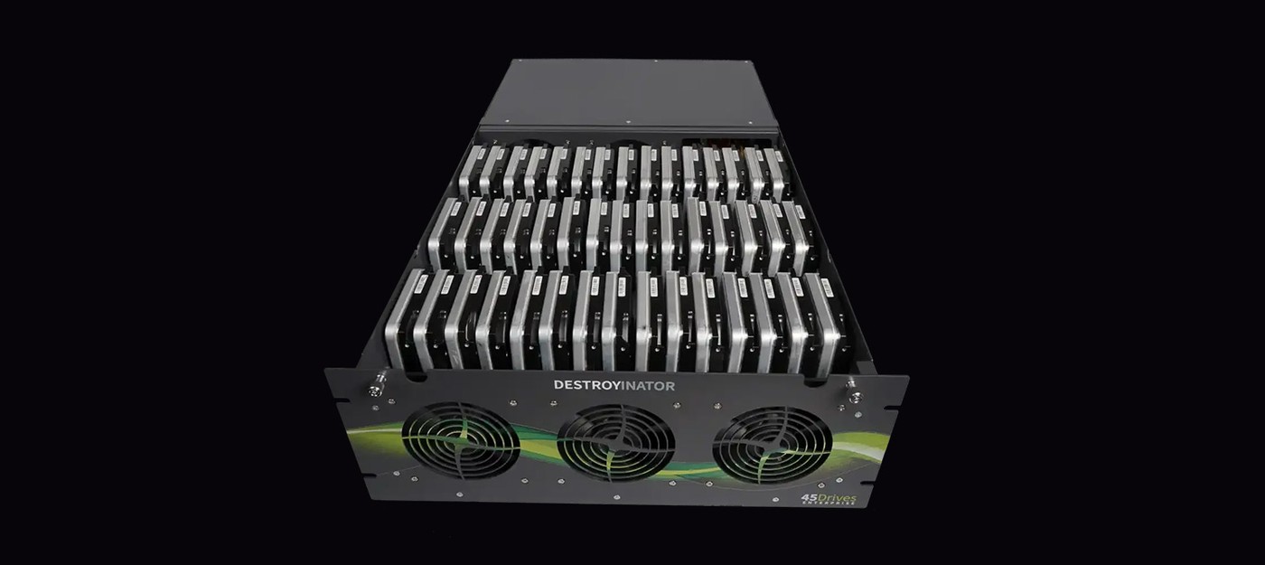 Представлен Destroyinator – промышленный гаджет для стирания данных с 60 дисков одновременно
