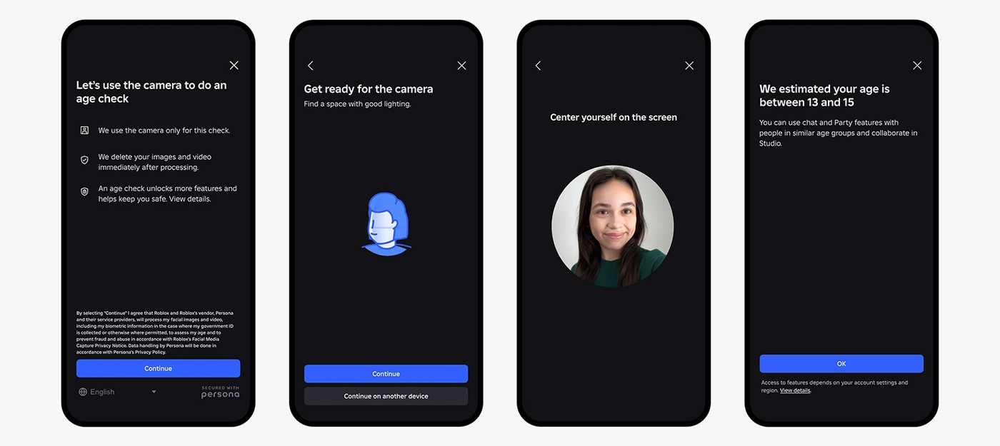 Roblox начал требовать от десятков миллионов детей сделать селфи для верификации возраста
