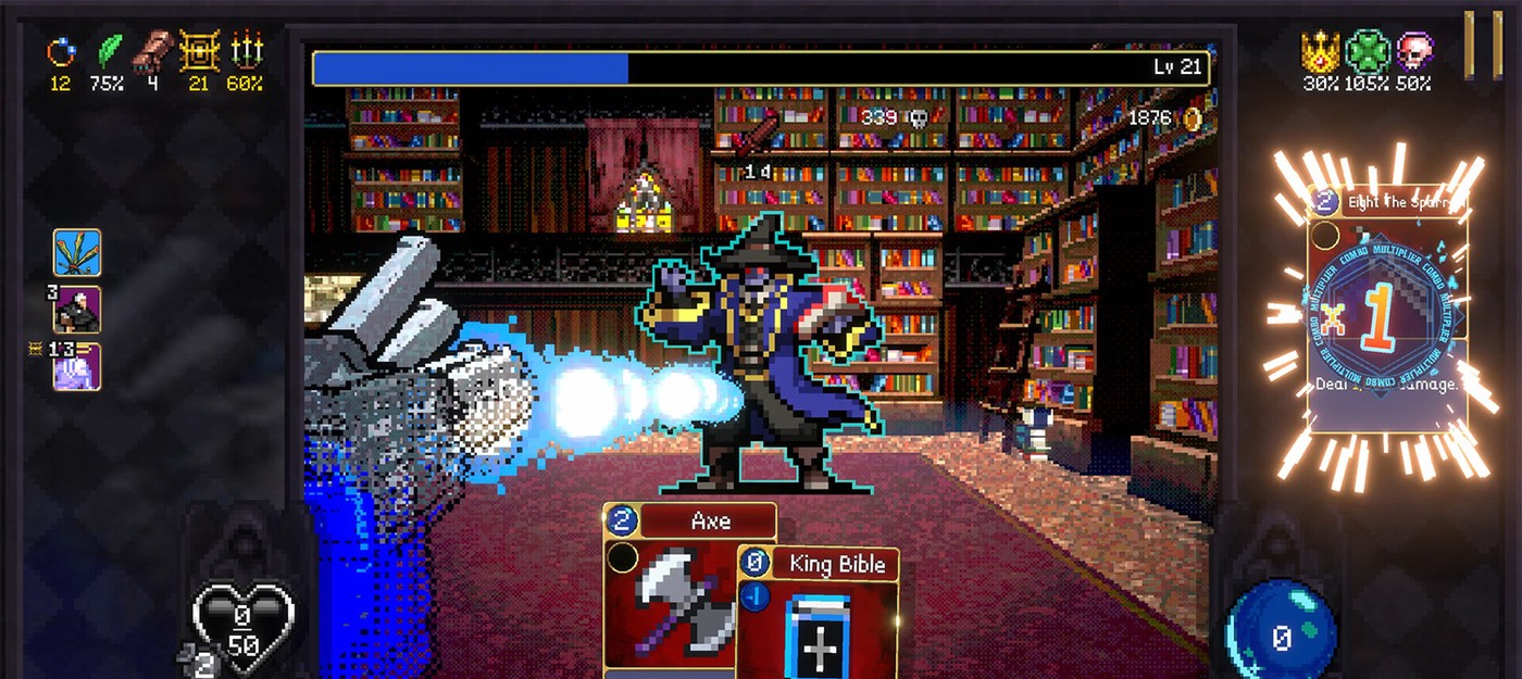 Vampire Survivors получит спин-офф в виде дек-билдера от первого лица с исследованием подземелий