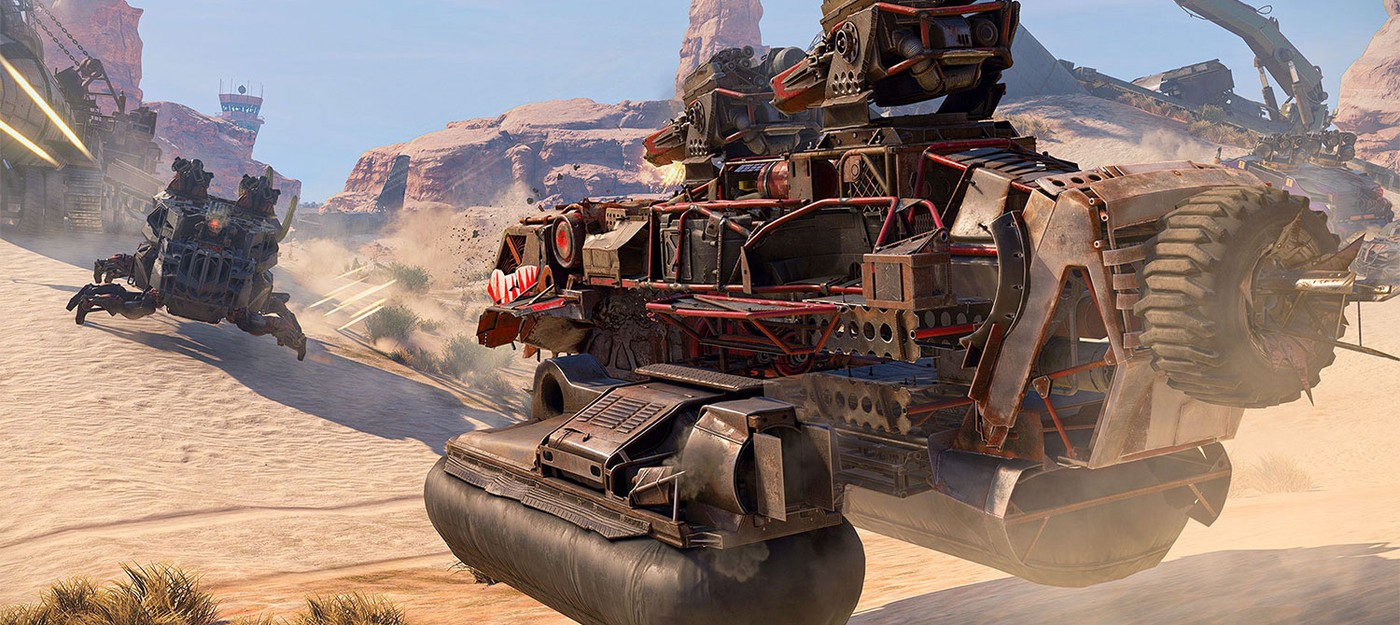 Бронемобили на воздушной подушке стали доступны в Crossout вместе с новым оружием от фракции Бешеные