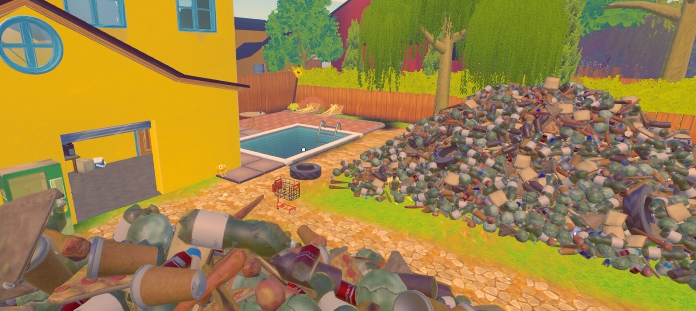 В Steam вышла еще одна cozy-игра про мужика, который купил свалку, потому что его жена выбросила его любимые карточки