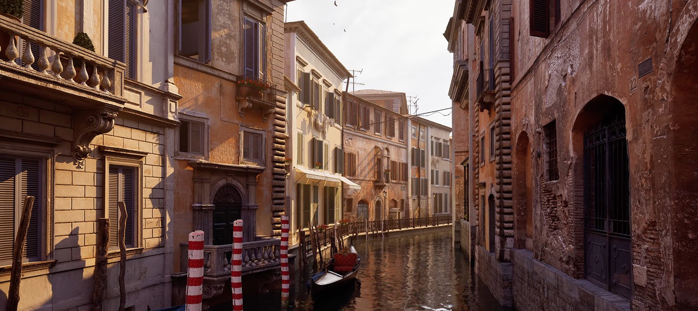 Вышло техно-демо Unreal Engine 5.7 с детализированной Венецией