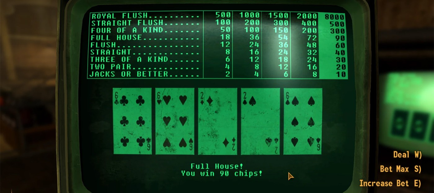 Моддер добавил видеопокер в Fallout: New Vegas спустя 15 лет после релиза