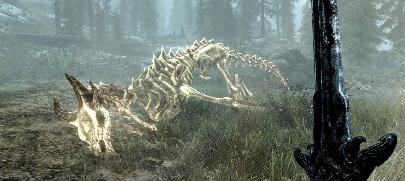 Необычная забава игроков Skyrim – запуск мертвых драконов в небо ради последнего полёта