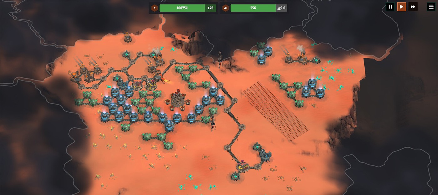 Стратегия Warfactory превращает целые планеты в военные заводы с конвейерами