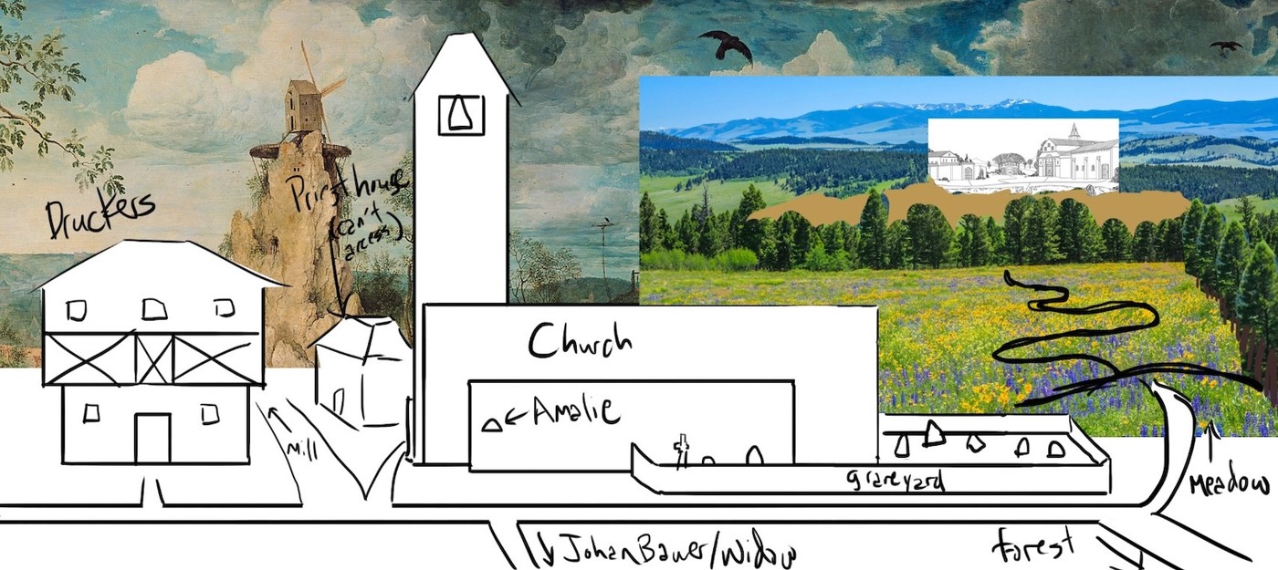 Джошу Сойеру не нужен ИИ для дизайна – ранние арты Pentiment это подтверждают