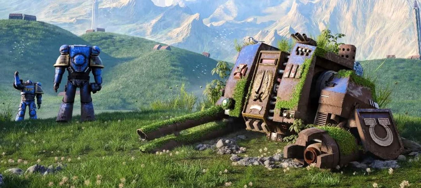 Художник отменённой MMORPG по Warhammer 40K показал скриншоты игры с разрушенными храмами и статуями космодесантников