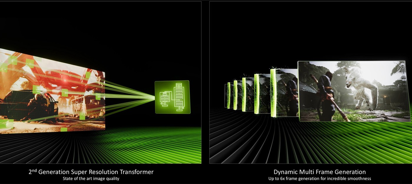NVIDIA представила DLSS 4.5 на CES 2026 с улучшенной четкостью и 6-кратной генерацией кадров