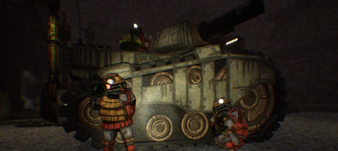 Мрачная эстетика в стиле Warhammer 40000, монстры и управление танком в трейлере кооперативного хоррора Ironclad