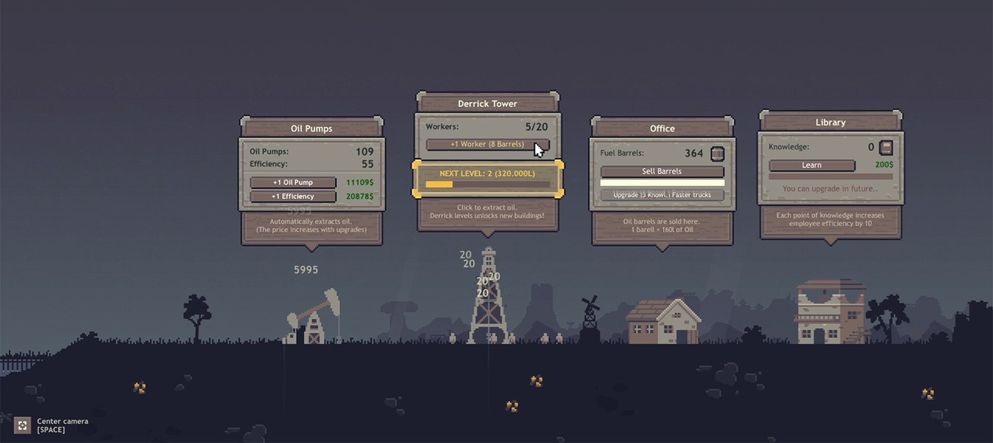 Анонсирована Oil Empire – кликер про создание нефтяной империи с элементами стратегии