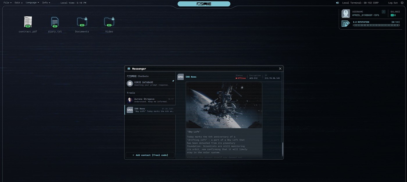 Загадочный проект COR3.GG от главы Battlestate Games озадачил фанатов Escape from Tarkov