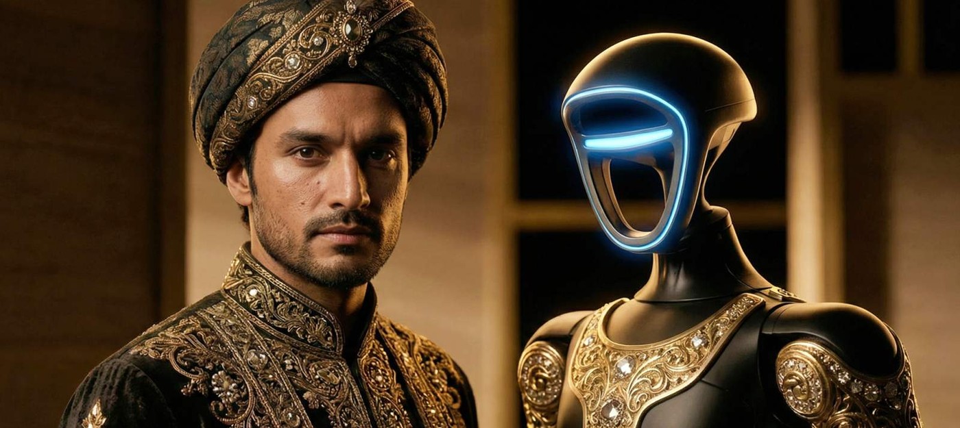 Caviar сделала из гуманоидного робота Unitree G1 линейку люксовых "Аладдинов" из золота