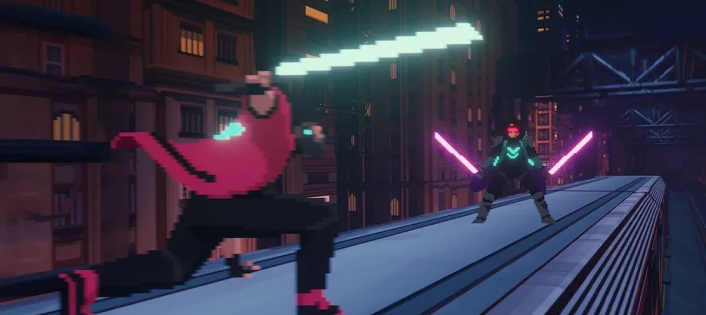 Неоновый киберпанк, сражения на мотоциклах и световые мечи в первом трейлере метроидвании Sky Dust