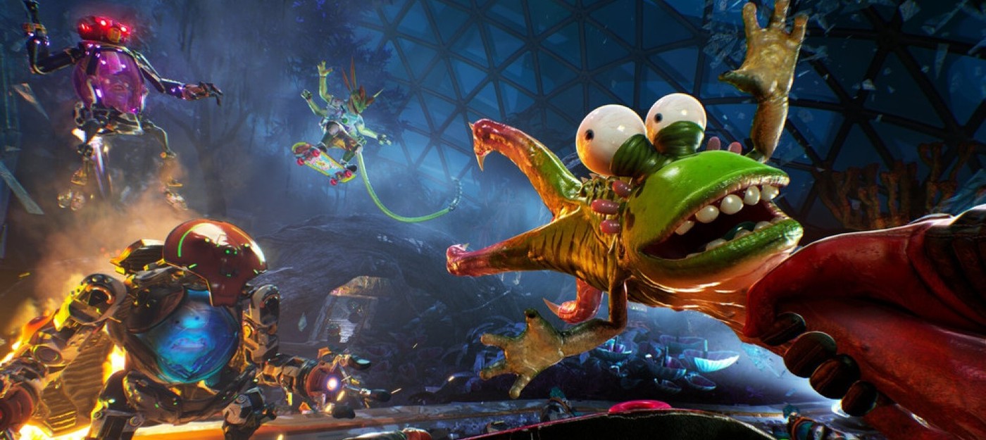 В High on Life 2 мы будем сражаться с фармацевтической корпорацией, которая делает из людей лекарства