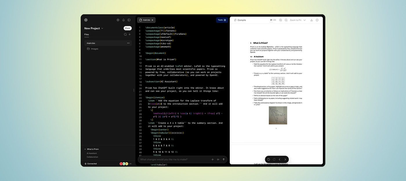 OpenAI выпустила Prism для автоматизации научной работы