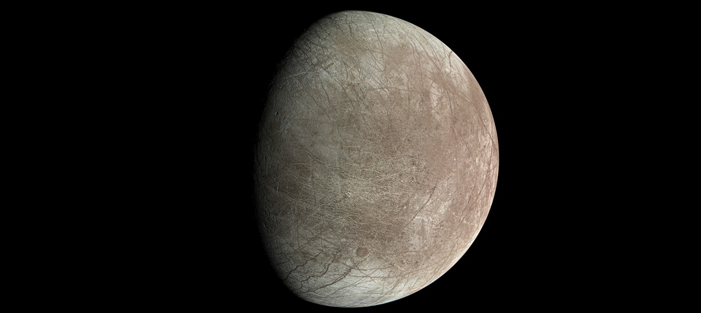 Новые данные NASA указали, что толщина ледяной оболочки Европы составляет 29 километров