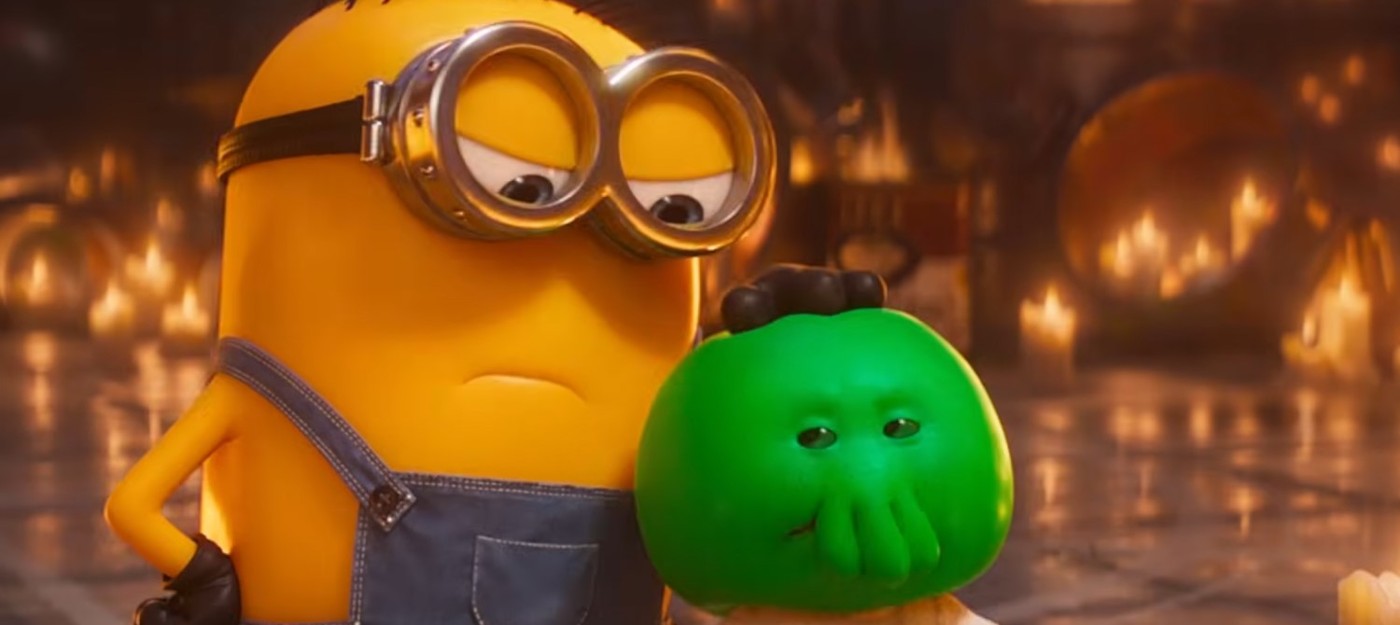Милый плюшевый Ктулху в трейлере мультфильма "Миньоны и монстры"