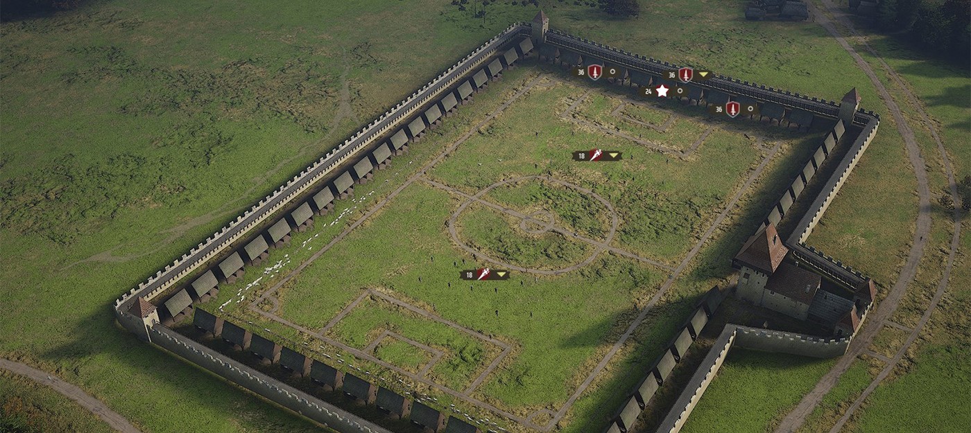 Игрок в Manor Lords построил футбольный стадион удивив даже самого создателя игры