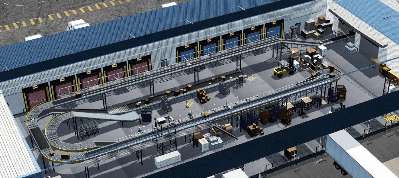 Игрок в Cities Skylines построил работающий сортировочный центр FedEx с детальным анимированным интерьером