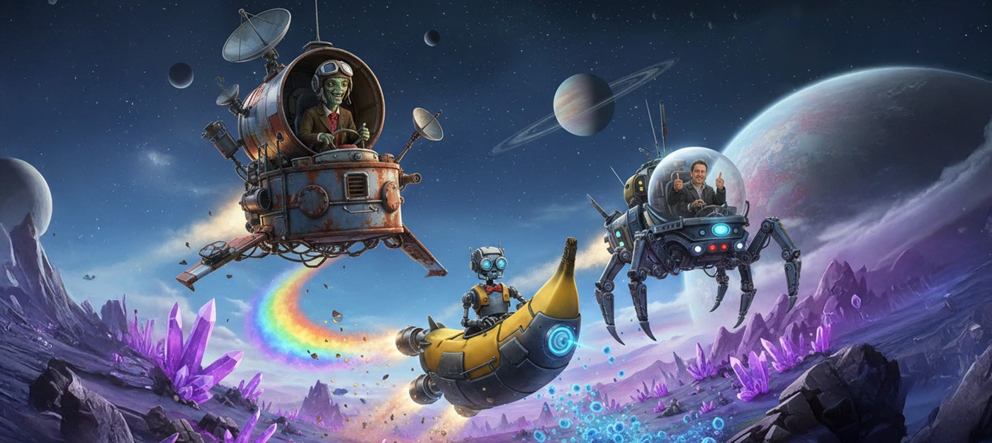 Три пилота в No Man's Sky синхронно врезались в гору и теперь сообщество хочет сериал в стиле Top Gear про их приключения