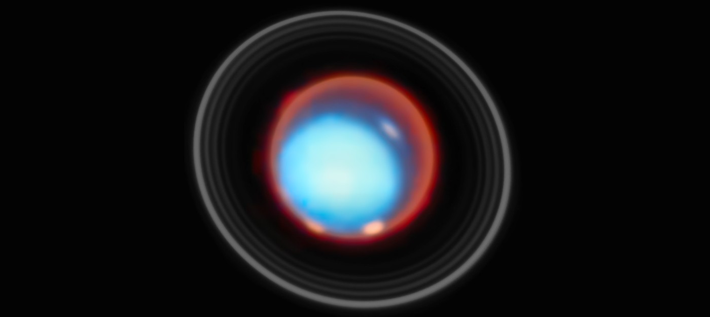 Космический телескоп Уэбба 17 часов наблюдал за Ураном и обнаружил, что его полярные сияния ещё страннее, чем думали учёные