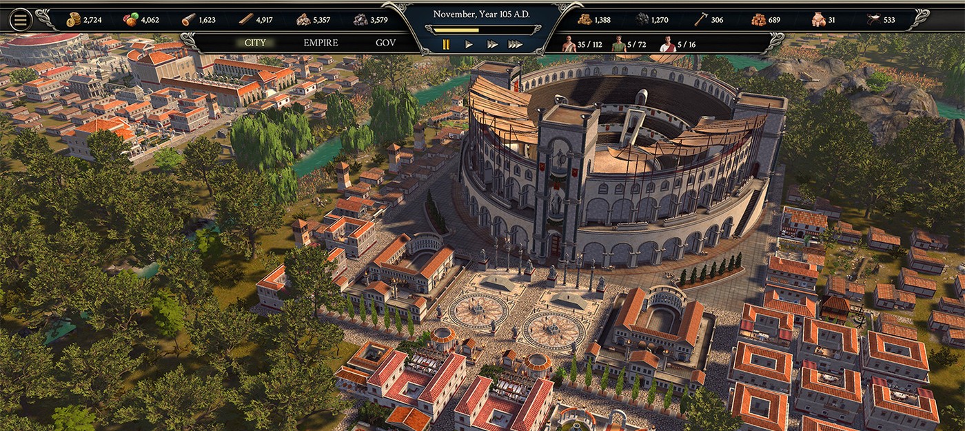 Градостроительная стратегия про Древний Рим выйдет из раннего доступа в начале апреля