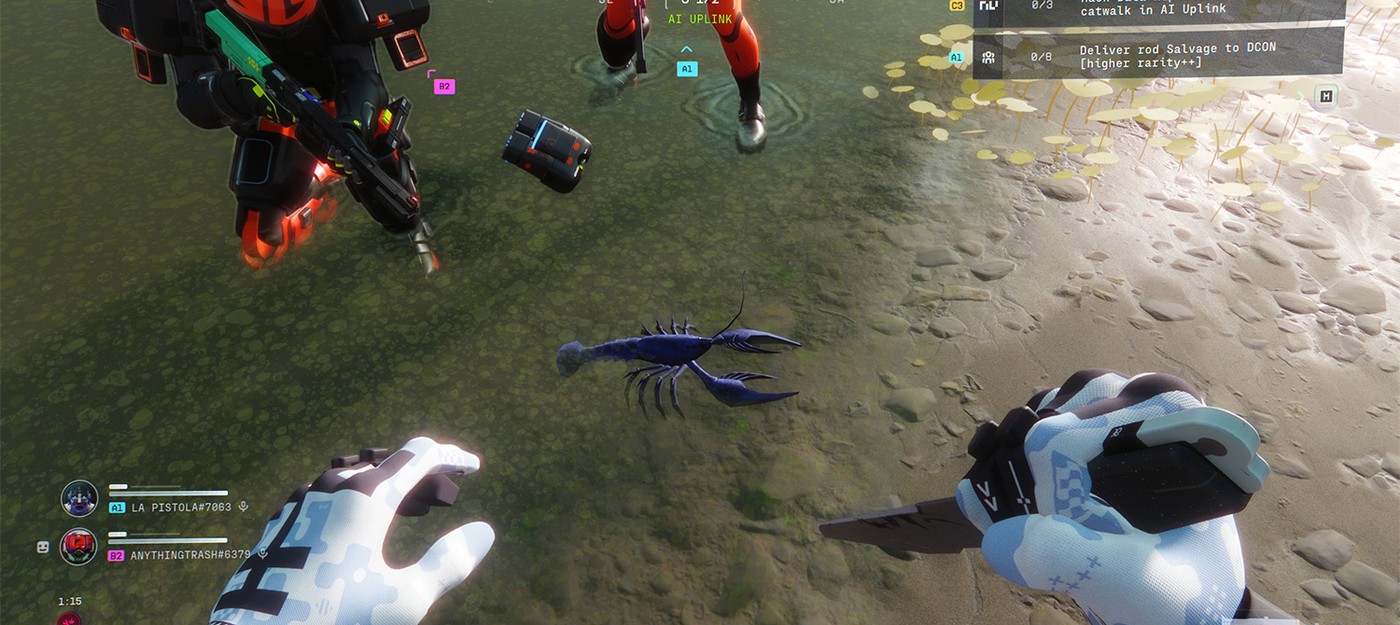 Игроки Marathon пытаются разгадать тайну разноцветного лобстера