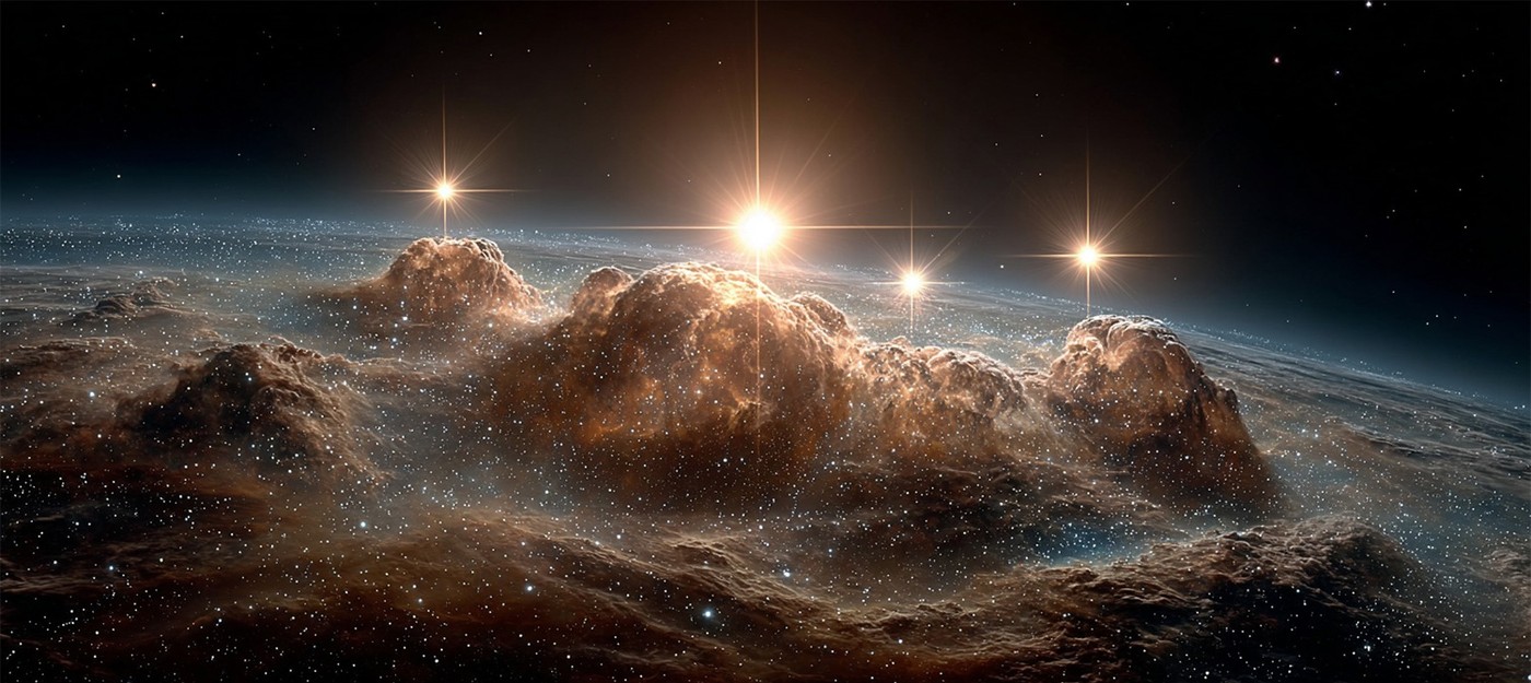 Ученые обнаружили невероятно компактную систему из четырех звёзд