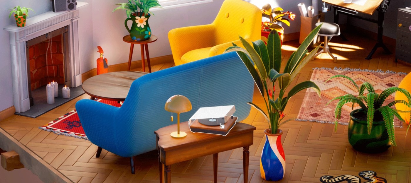 Приводим в порядок старую комнату в геймплее уютной игры Hozy