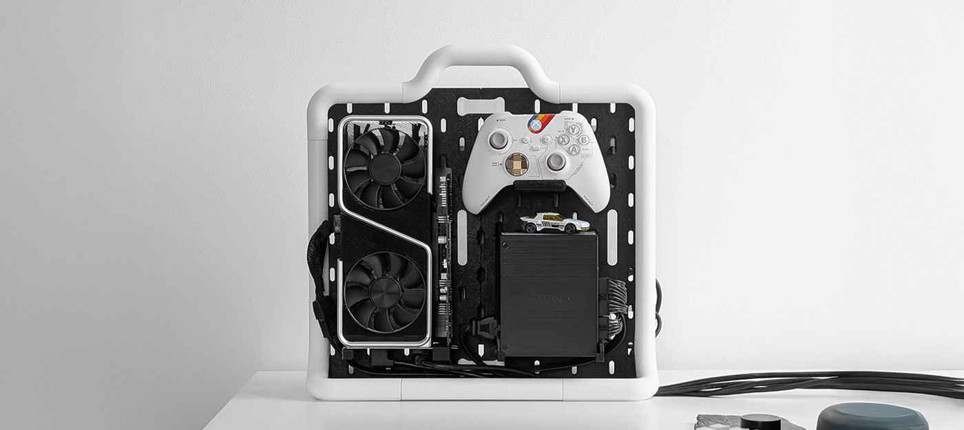 Геймер напечатал на 3D-принтере "чемодан" для ноутбука с полноразмерной видеокартой