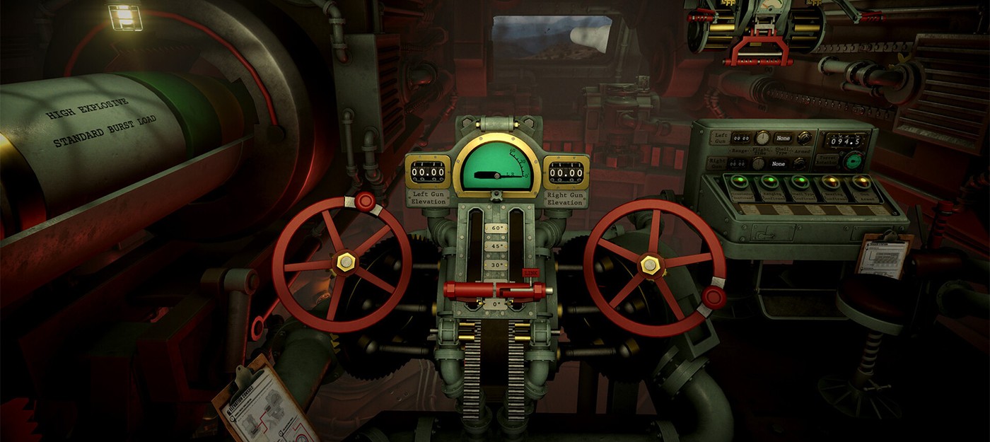 IRON NEST предлагает вручную управлять 5000-тонной артиллерийской турелью в альтернативной Испании 1920-х