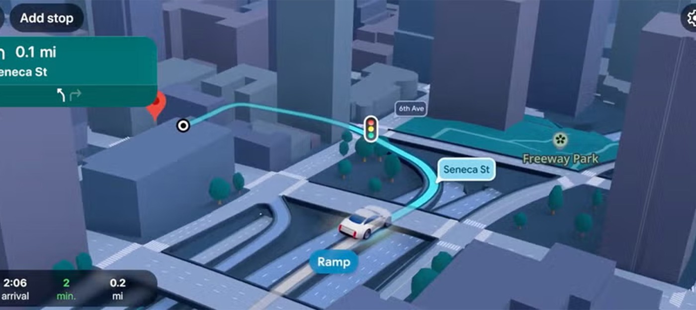 Google Maps впервые за десятилетие радикально изменила навигацию для водителей и добавила чат-бот Gemini