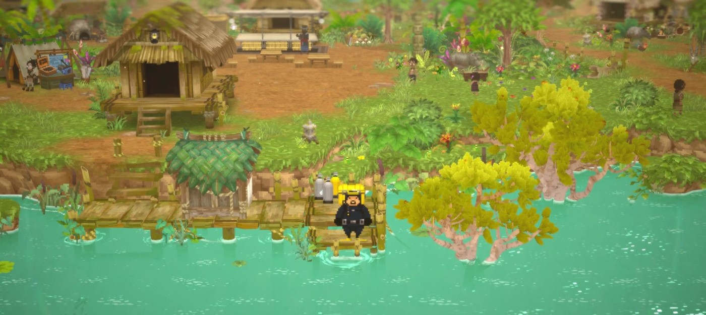 Отсылки к "Матрице", акулы, джунгли и обезьяны, танцующие брейкданс, в трейлере нового DLC для Dave the Diver