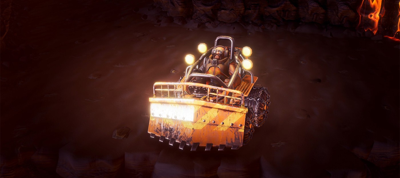 Первый новый класс в истории серии Deep Rock Galactic – дворф на боевом бульдозере, сносящий всё на своём пути