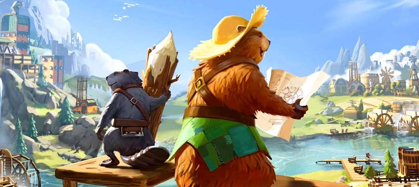 Бобры восстанавливают планету после людей в трейлере полноценного релиза стратегии Timberborn – игра вышла из раннего доступа