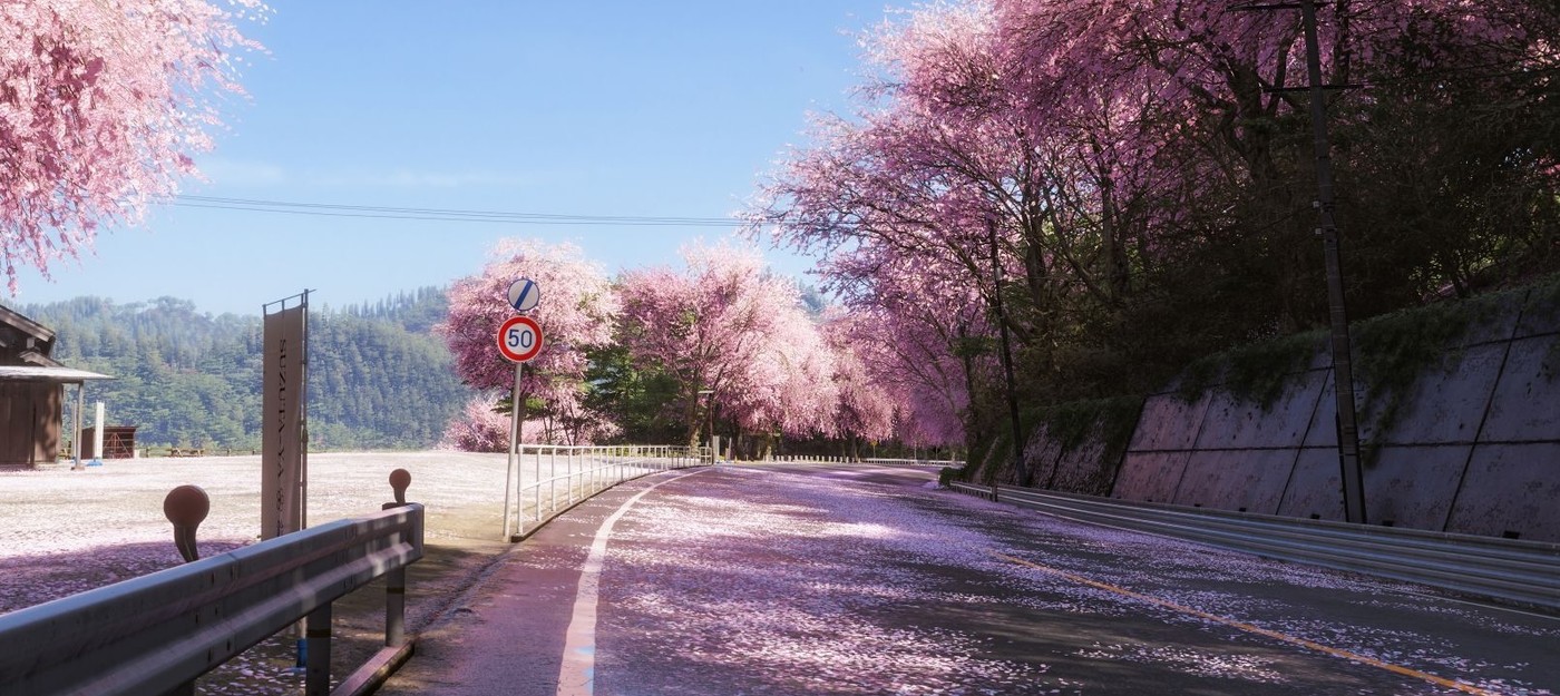 Forza Horizon 6 показала смену сезонов в Японии: сакура, облака ункай и заснеженные вершины