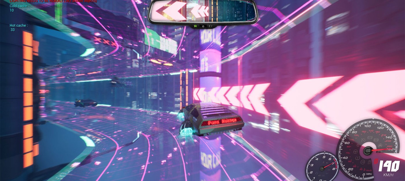 Гонки на летающих машинах в неоновом городе – Punk Runner вдохновлена Need for Speed Underground 2