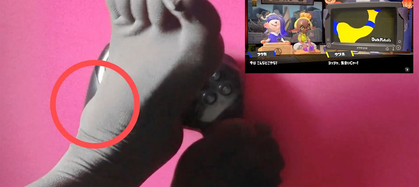 Японская VTuber-ша играет ногами уже пять лет и отрастила на стопе "вторую лодыжку"